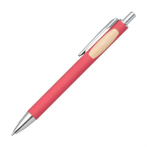 Sylvia Clicker Pen w/Bamboo Accent