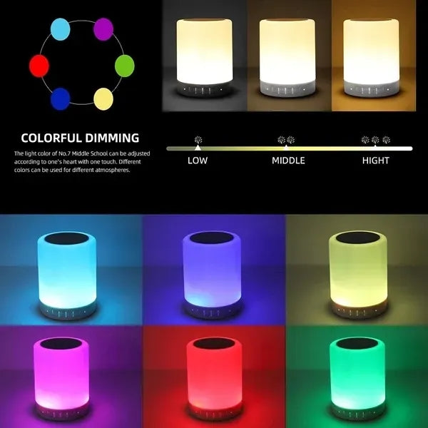 Touch Bedside Lamp Speaker