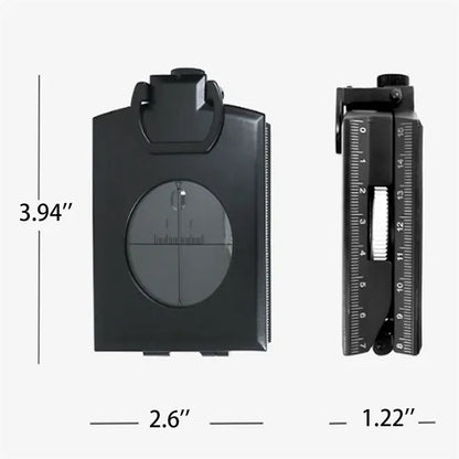 Luminous Multifunctional Geological Compass With Clinometer