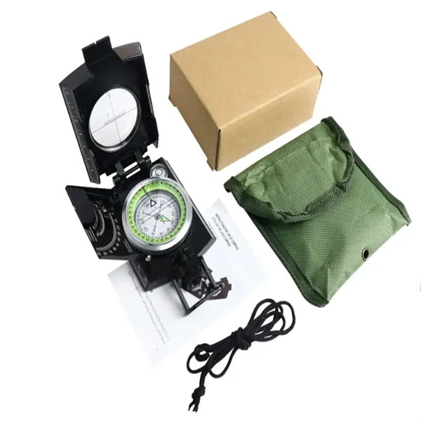 Luminous Multifunctional Geological Compass With Clinometer