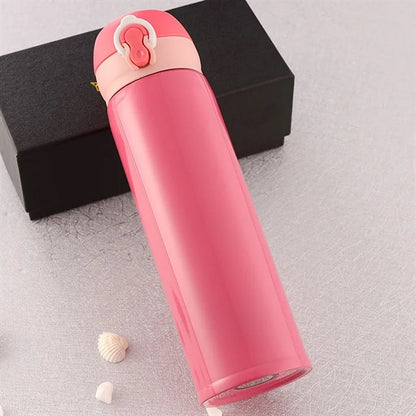 17 OZ  Stainless Steel Thermos Bottle with Bouncing Cover