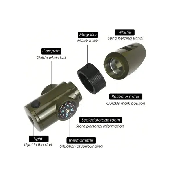 7in1 Whistle-Compass