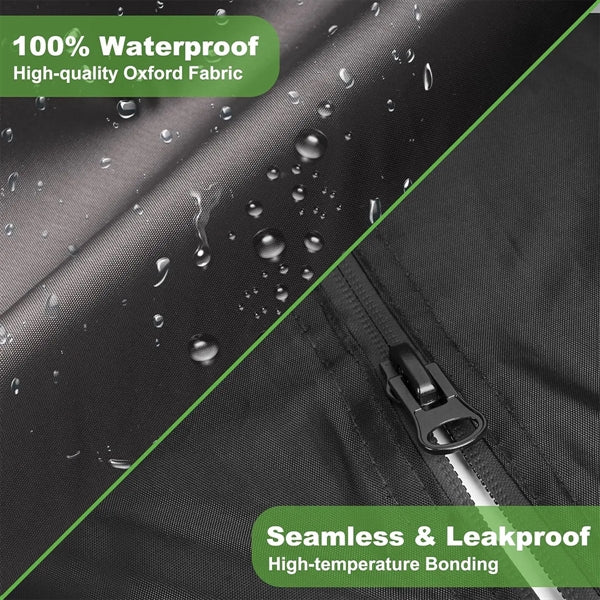 Waterproof All-Weather Polyester 4 Passenger Golf Cart Cover