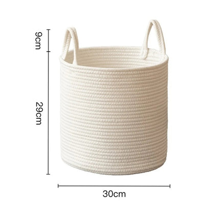Jute Woven Laundry Basket