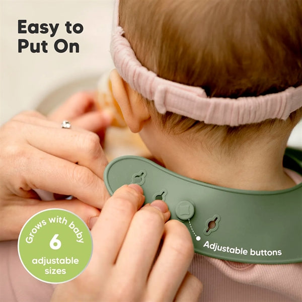 Waterproof Cute Silicone Bibs for Babies & Toddlers