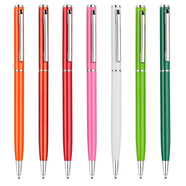 Slim Twist-action Metal Ballpoint Pen