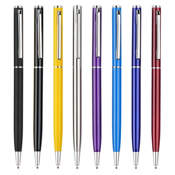 Slim Twist-action Metal Ballpoint Pen