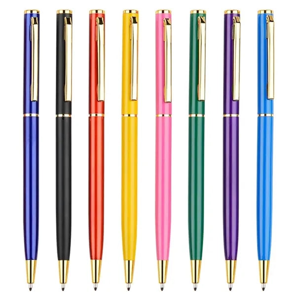 Slim Twist-action Metal Ballpoint Pen