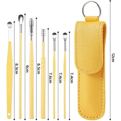 6 Pcs Ear Pick Earwax Removal Kit Cleansing Tool Set