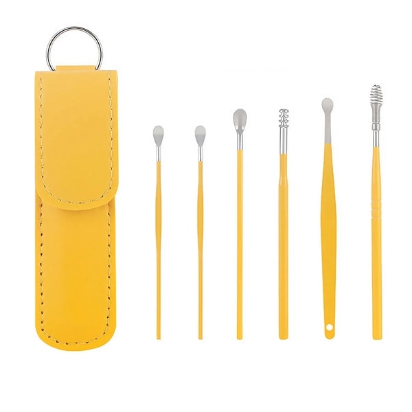 6 Pcs Ear Pick Earwax Removal Kit Cleansing Tool Set
