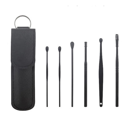 6 Pcs Ear Pick Earwax Removal Kit Cleansing Tool Set