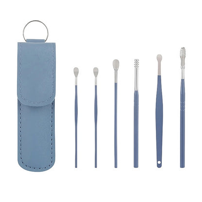 6 Pcs Ear Pick Earwax Removal Kit Cleansing Tool Set