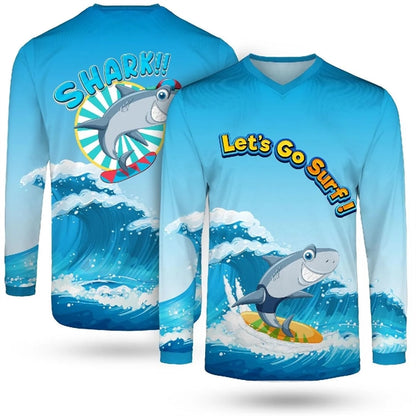 Custom Sunproof Long Sleeves T Shirt With UPF 50+