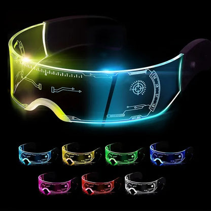 LED Light Up Glasses with 7 Colors and 4 Modes