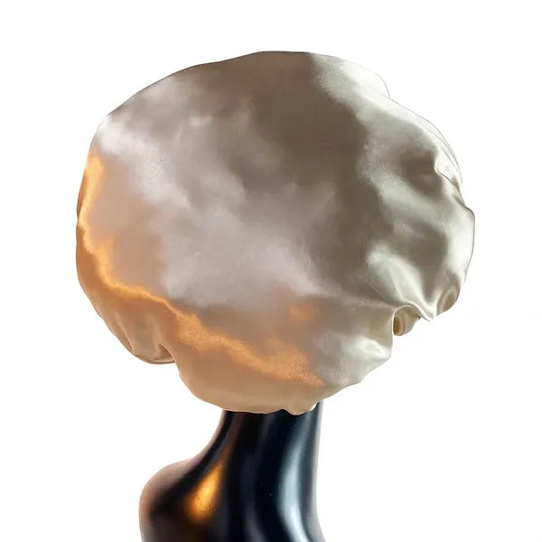 Satin Silk Hair Bonnet for Sleeping with Elastic Wide Band