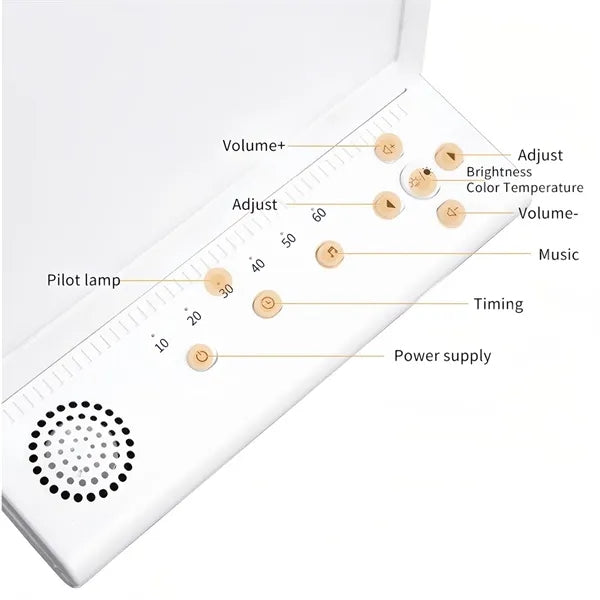 LED Sun Light Lamp with White Noise