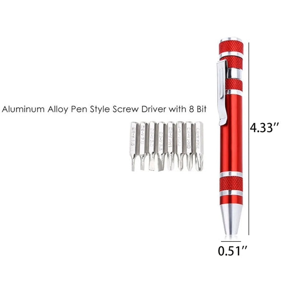 8-in-1 Fixing Screwdriver Precision Tool Multifunctional Pen