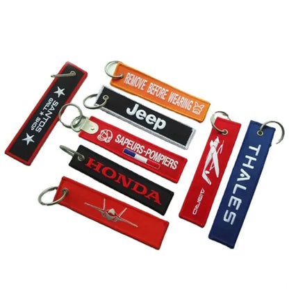 Embroidered Flight Keytag