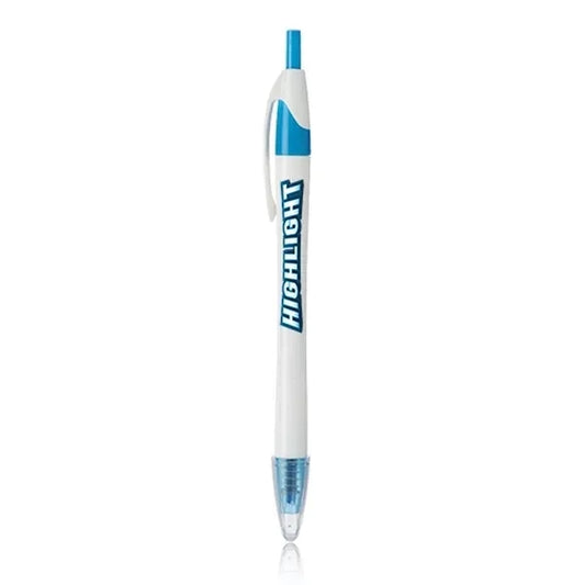 Plastic Retractable Dry Gel Highlighter Pen