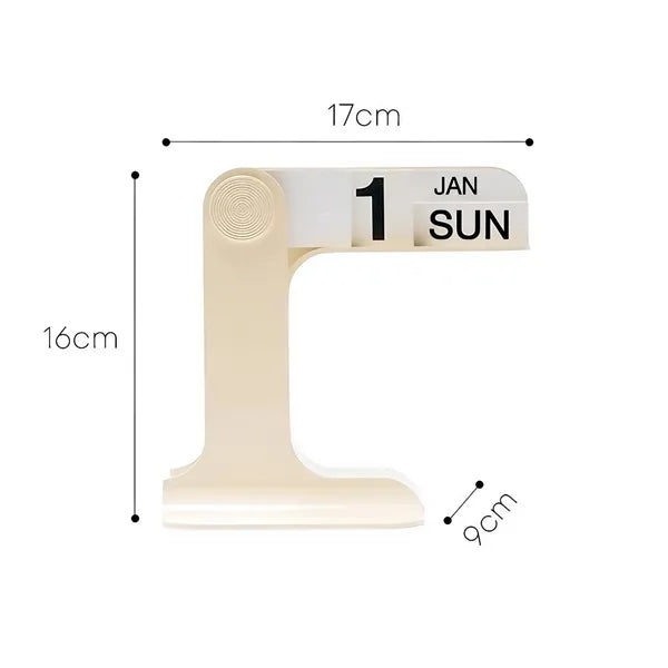 Modern Perpetual Desk Calendar