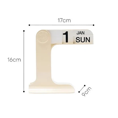 Modern Perpetual Desk Calendar