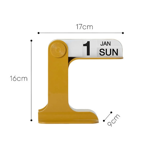 Modern Perpetual Desk Calendar