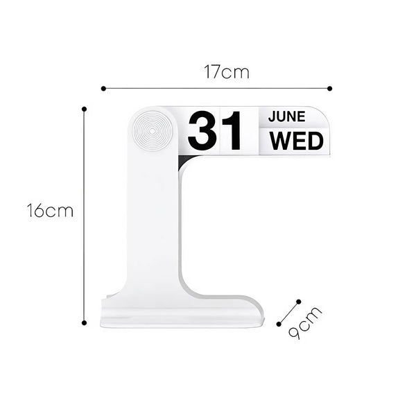 Modern Perpetual Desk Calendar