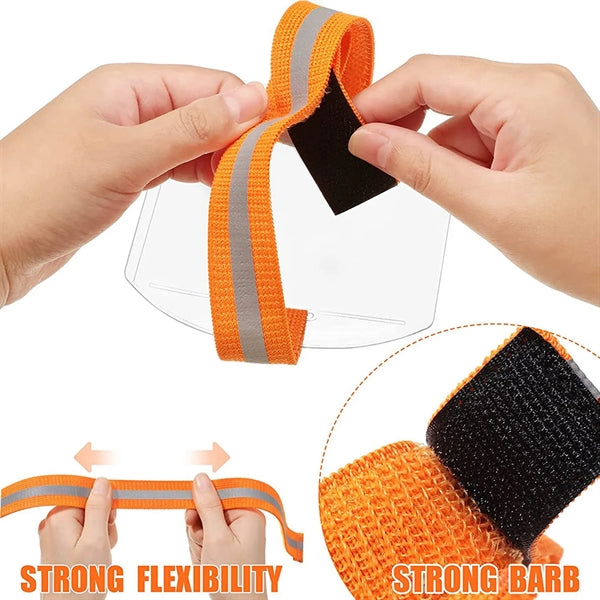 PVC Armband ID Badge Holder High Visibility