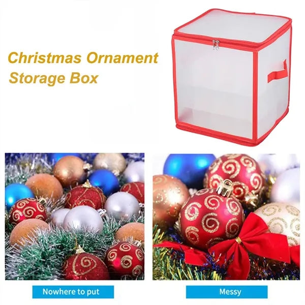 Christmas Ornament Storage Box 64 Compartment