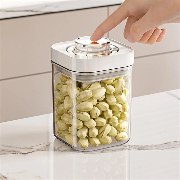Airtight Storage Container with Push-Button Lid