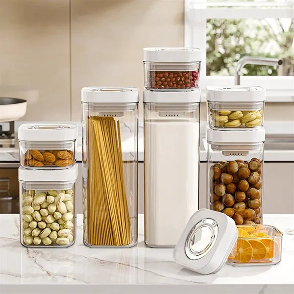 Airtight Storage Container with Push-Button Lid