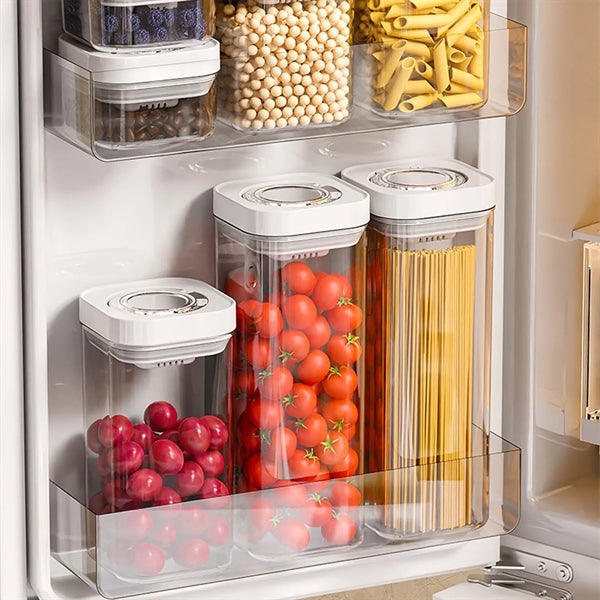Airtight Storage Container with Push-Button Lid