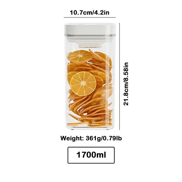 Airtight Storage Container with Push-Button Lid