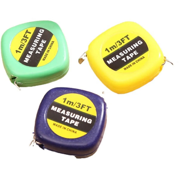Square Tape Measure Keychain Portable Measuring Tool.