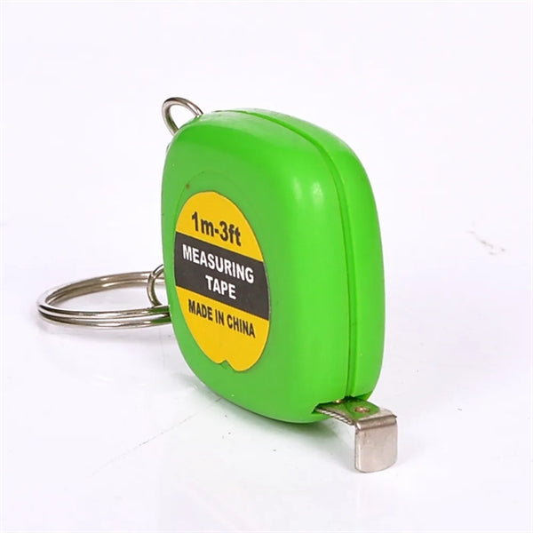 Square Tape Measure Keychain Portable Measuring Tool.