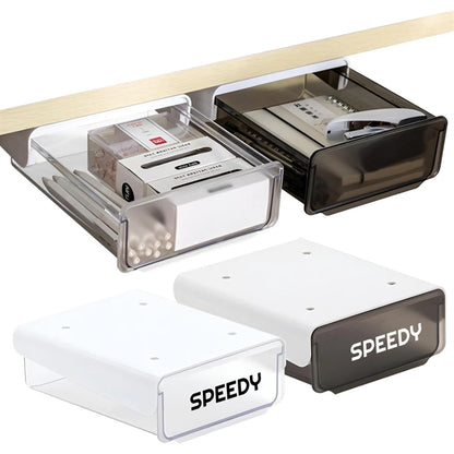 Under Desk Storage Drawer Self-Adhesive