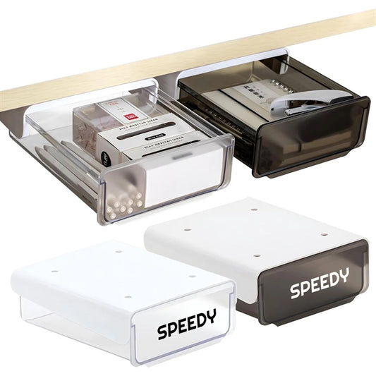 Under Desk Storage Drawer Self-Adhesive