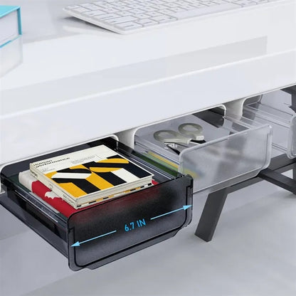 Under Desk Storage Drawer Self-Adhesive