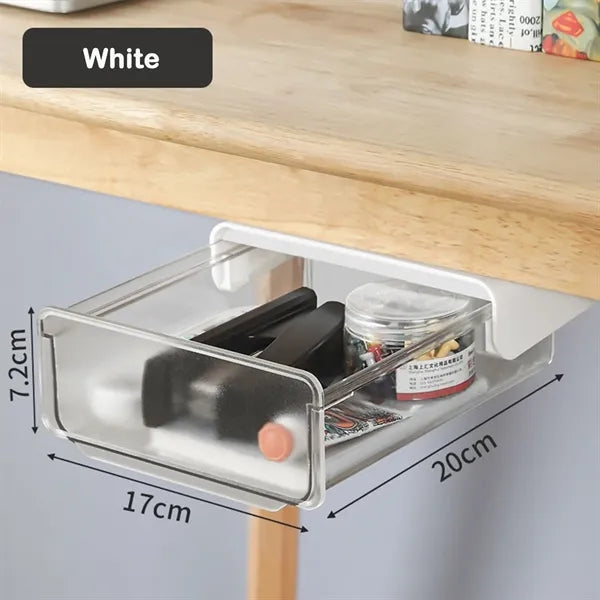 Under Desk Storage Drawer Self-Adhesive