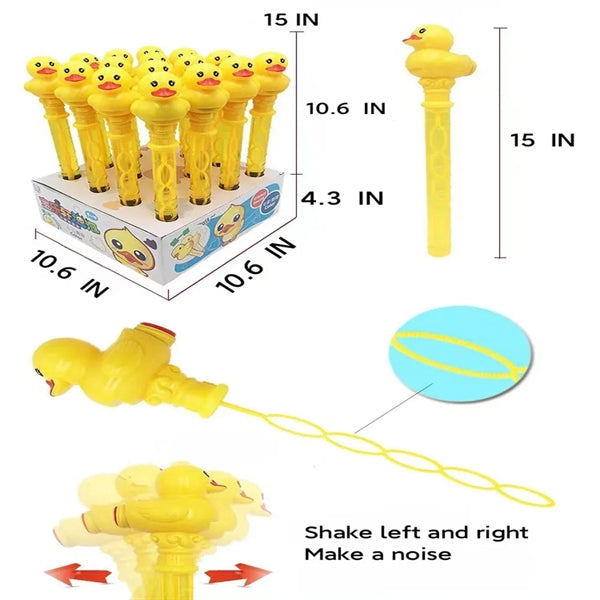 Yellow Duck Bubble Wand