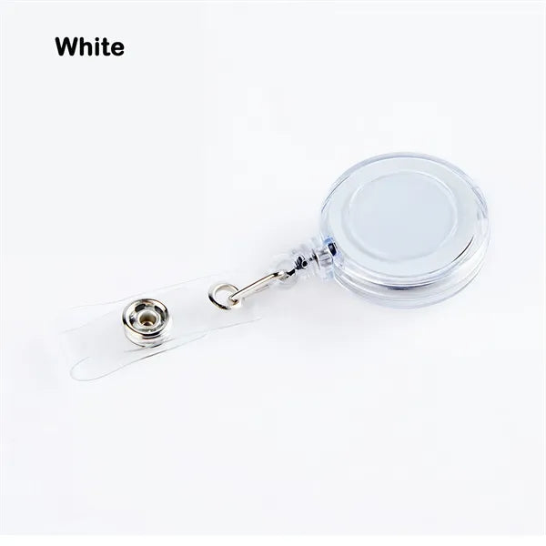 Colorful Retractable Badge Holder Reel with Metal Belt Clip