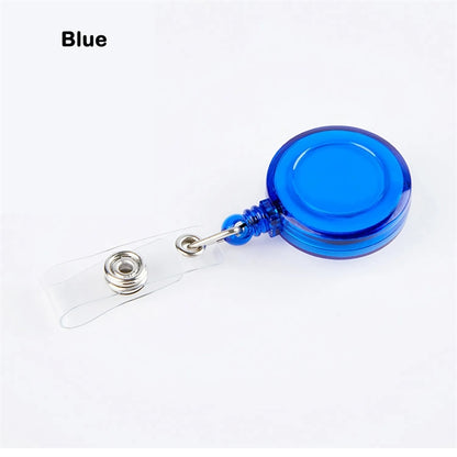 Colorful Retractable Badge Holder Reel with Metal Belt Clip