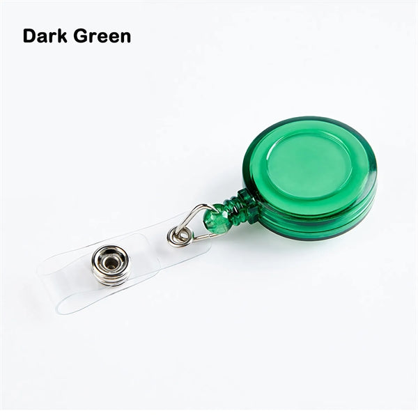 Colorful Retractable Badge Holder Reel with Metal Belt Clip
