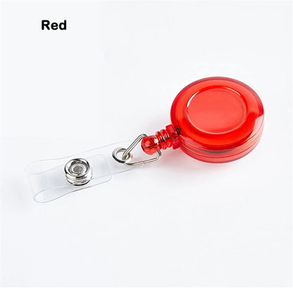Colorful Retractable Badge Holder Reel with Metal Belt Clip