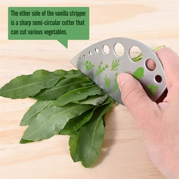 Stainless Steel Herb Stripper and Cutter