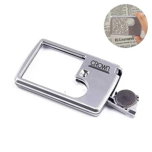 6X 3X LED Magnifying Glass with Light