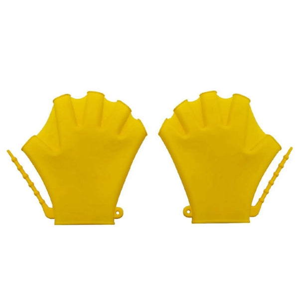 Silicone Finger Webbed Swim Training Gloves