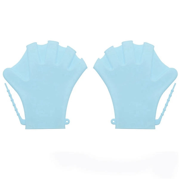 Silicone Finger Webbed Swim Training Gloves