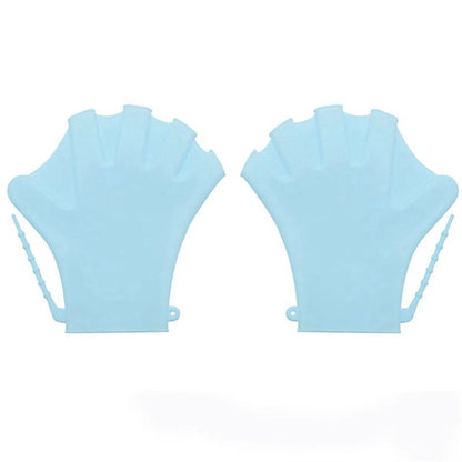 Silicone Finger Webbed Swim Training Gloves