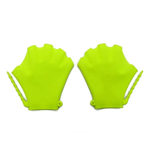 Silicone Finger Webbed Swim Training Gloves
